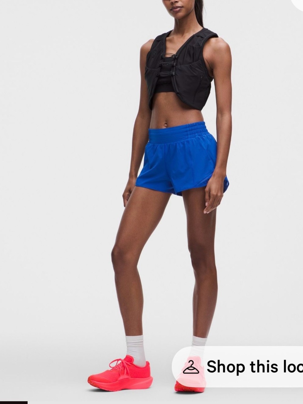 lululemon athletica Bright Blue Lightweight Running Shorts